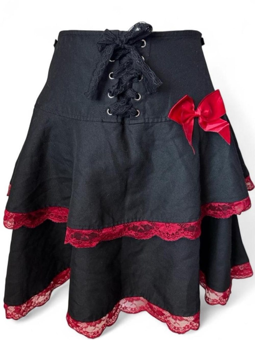 Social Collision Ruffle Skirt - Picture 3 of 5